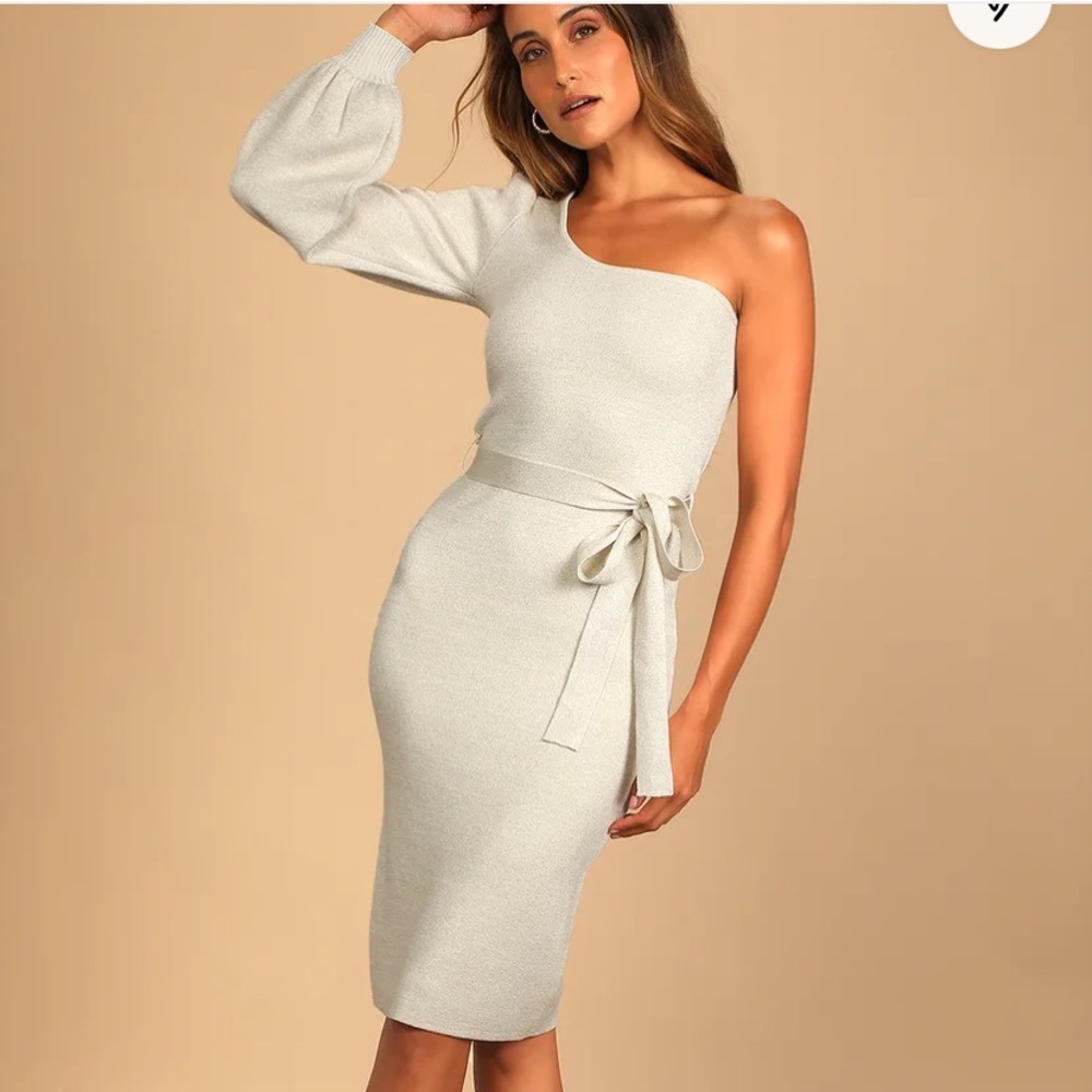 Lulus one shoulder dress